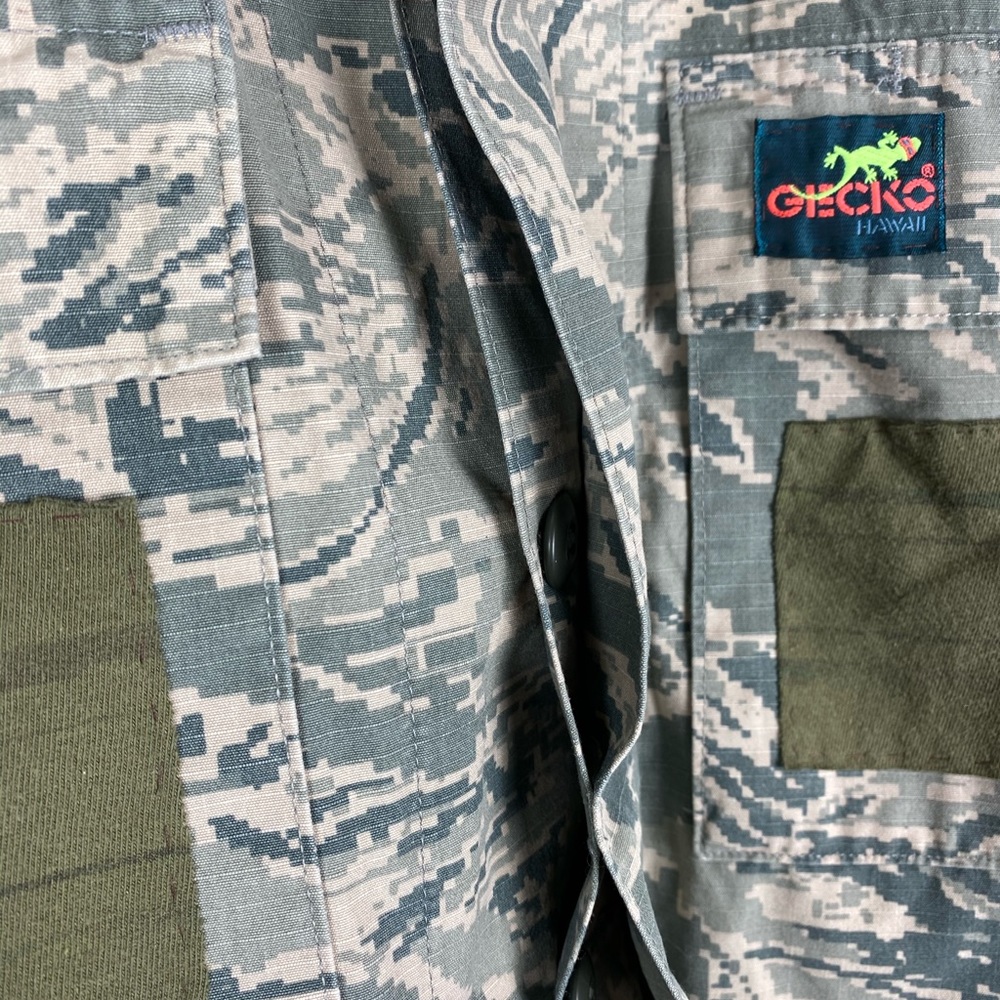 Custom Hand Sewn Gecko Hawaii Camouflage Jacket - Picture 4 of 7